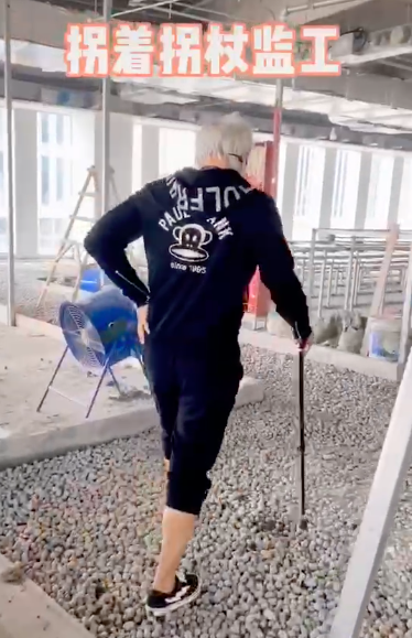 張庭花80億買下「一整棟江景樓」！60歲林瑞陽拄拐杖親自監工　當場豪送一整層給閨蜜：有錢就是任性