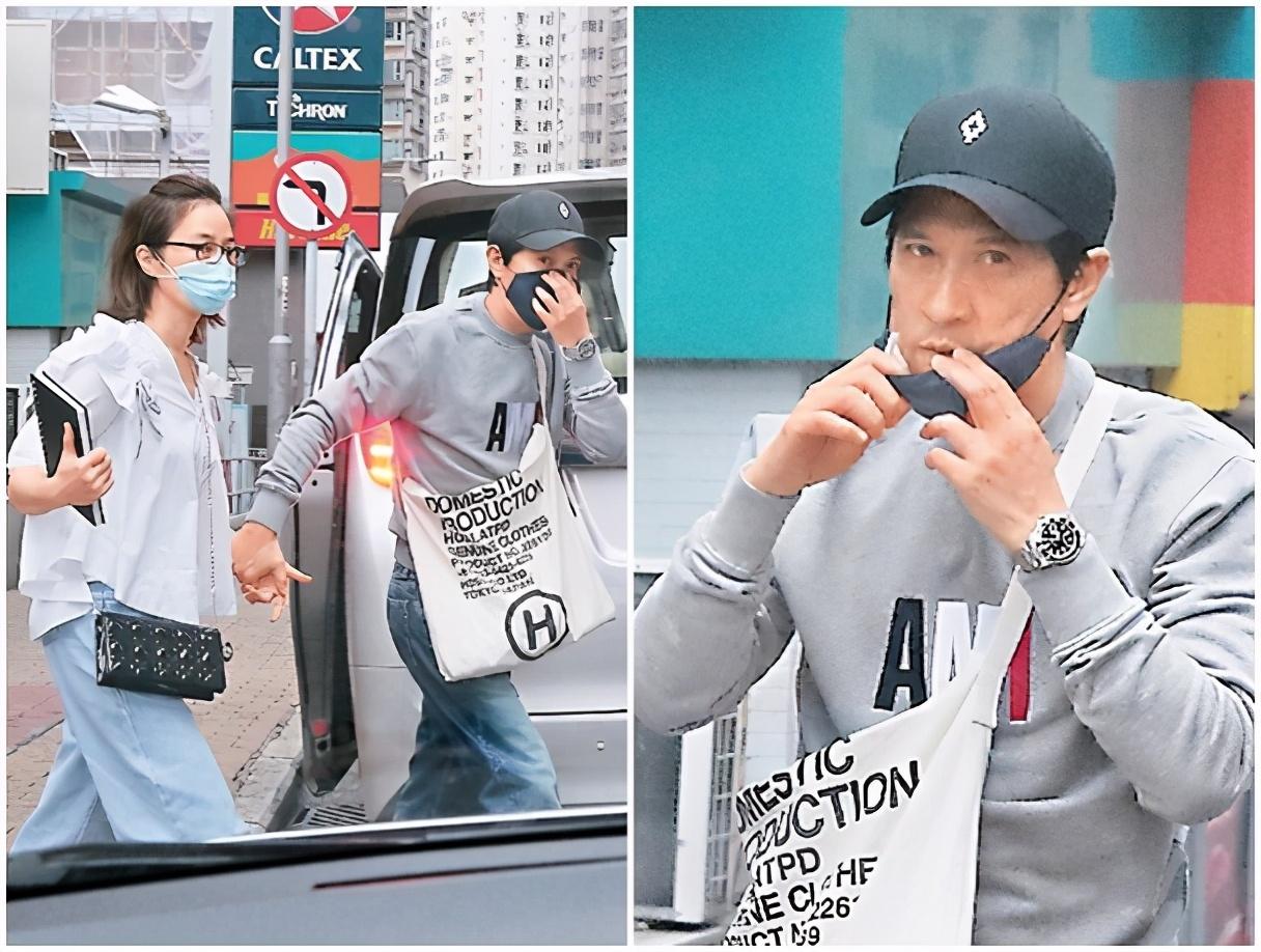 影帝張家輝離奇暴瘦！愛妻關詠荷「攜女逛街遇記者」驚慌跑開不回應　「14歲張童模樣」完全爸媽結合體