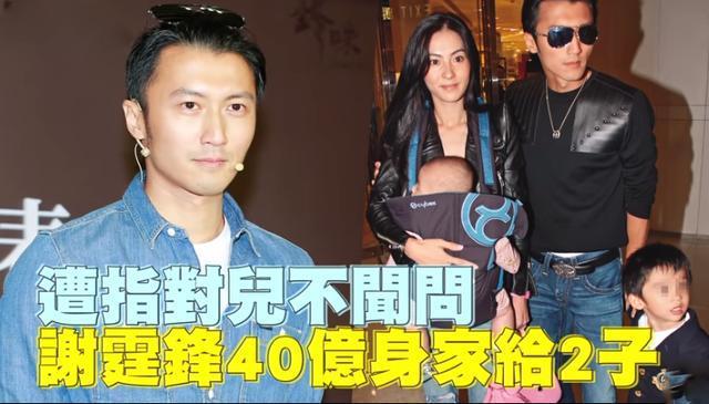 謝霆鋒被曝「40億身家全分給兩兒子」！自住豪宅略顯簡陋　與張柏芝一樣「今年副業虧損嚴重」