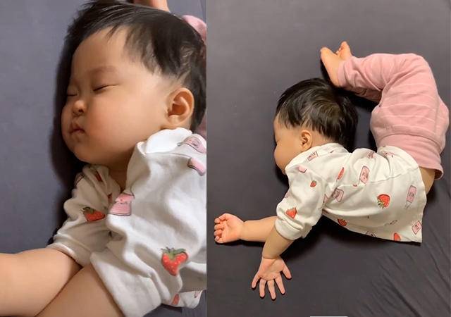 被萌翻啦！寶寶「千奇百怪睡姿」大比拼　各式超高難度「雜技般姿勢」引網笑瘋：個個都是武林高手