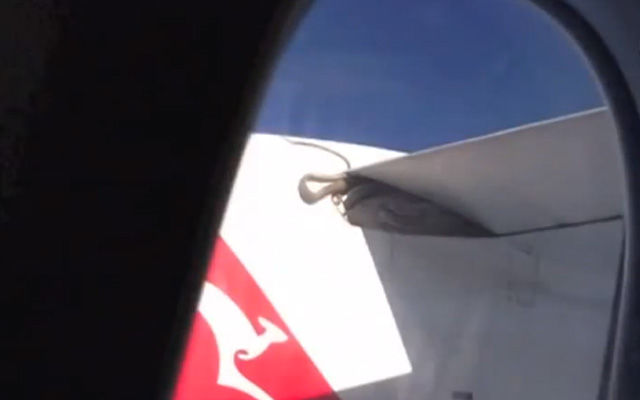 飛在1萬英尺高空！女乘客拿手機拍攝窗外風景　意外錄下「驚險一幕」放大一看全身雞皮疙瘩！ 