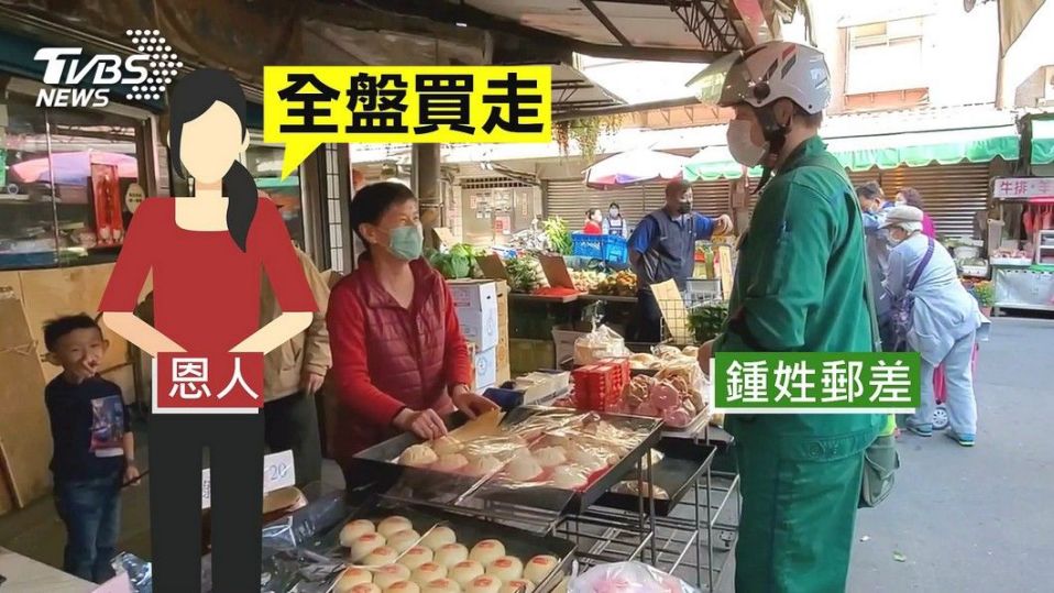 年前忙翻天！郵差不小心「撞翻一大盤餅」滿心誠意領錢賠　趕回來才知「陌生人默默送暖」網讚：太感人！