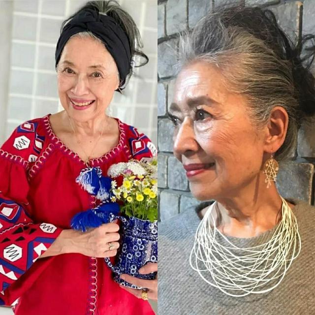 年過70也很美！奶奶擁9萬粉絲「大方曬出白髮皺紋」　氣質藏不住「穿搭時髦又優雅」網讚：心態超年輕