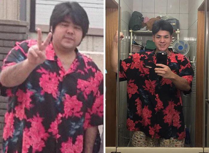 胖子都是潛力股！胖肚宅男「瘋狂鏟肉70KG」像換顆頭　瘦掉一半自己「變身日版彭于晏」帥到爆紅