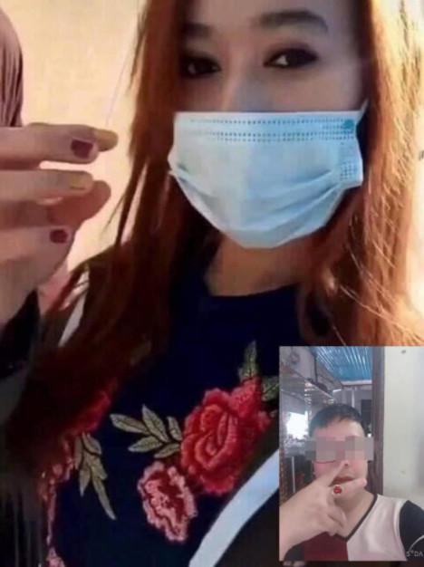 網戀1年開視訊！男方終於見到「白皙老婆拋媚眼」快凍未條　要求拿下口罩「瞬間說不出話」