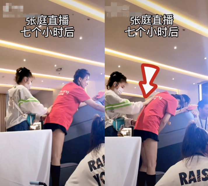 直播有貓膩？張庭直播煎牛排「只露一半鍋」　兒子無情揭穿「有叔叔幫」超尷尬：媽媽的面子呢？