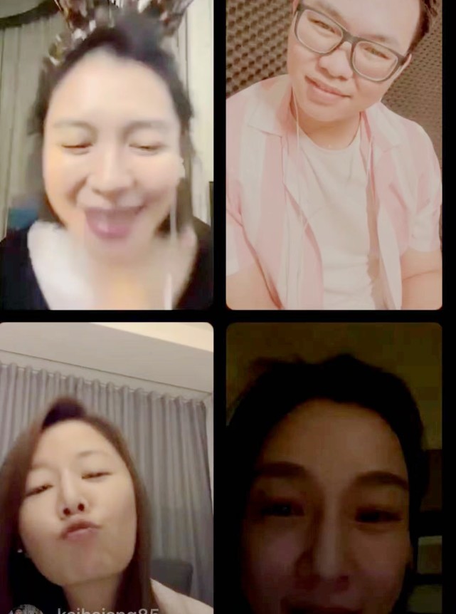與閨蜜連線直播！林心如感嘆公婆「不能上門看望小海豚」　手滑意外曝光「愛巢內景」：特別溫馨