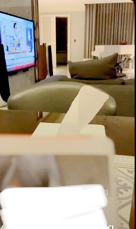 與閨蜜連線直播！林心如感嘆公婆「不能上門看望小海豚」　手滑意外曝光「愛巢內景」：特別溫馨