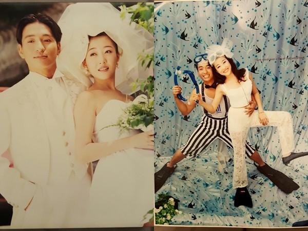 當年結婚上頭條！余皓然曬「25年前轟動全國婚禮照」　未婚懷孕「王中平一句話讓她跟定」3個月就閃婚