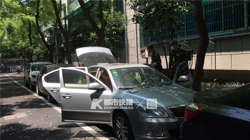 剛到單位準備停車！女車主突然發現「車頭不對勁」　她湊近看清後「嚇得立馬報警」：雞皮狂起