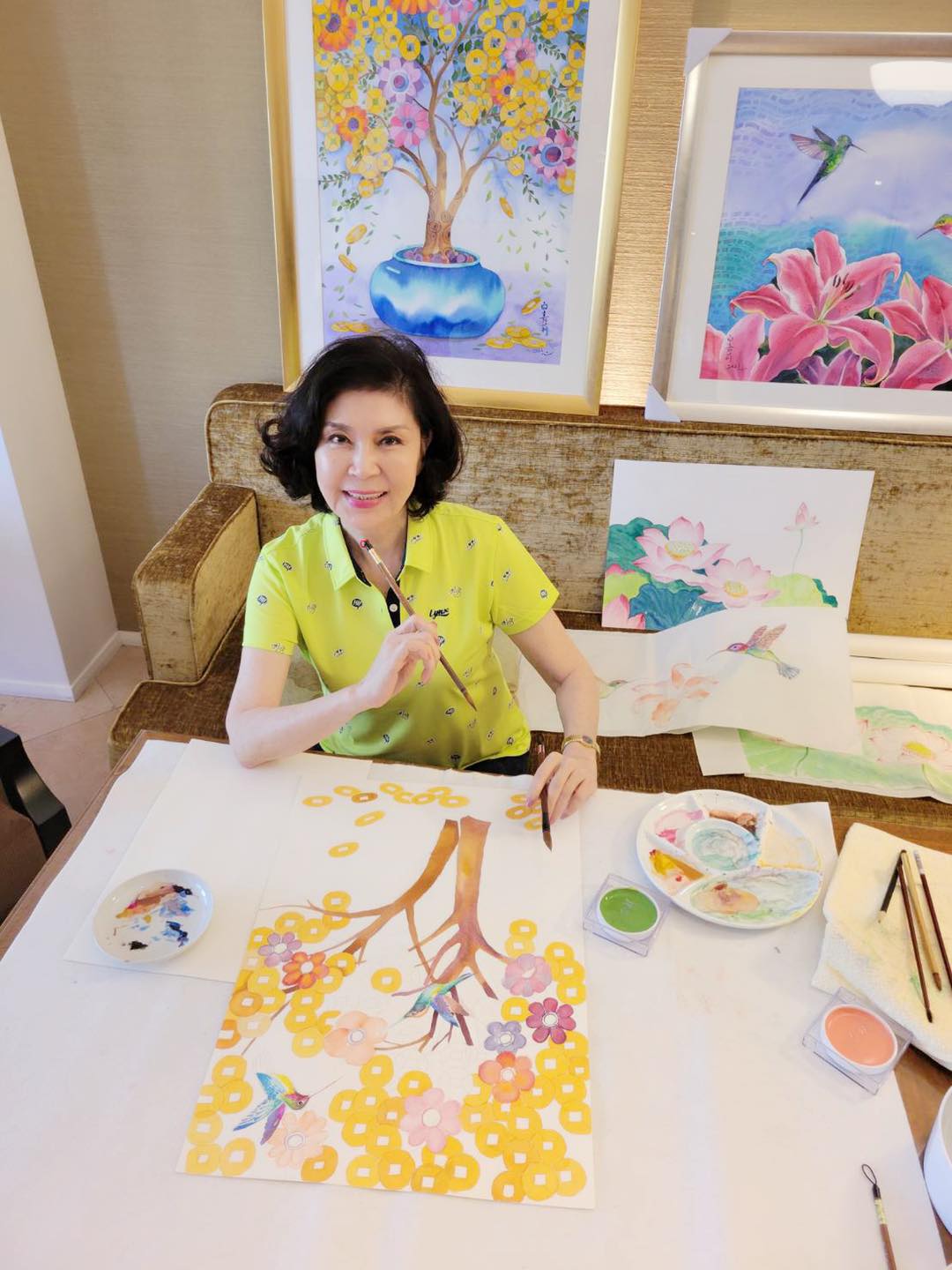 享受獨處！白嘉莉定居台灣兩年「燒了7百多萬」　75歲大紅裝現身「最愛待信義區45坪房」近況曝光