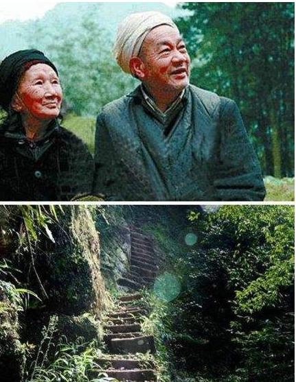 一眼定情！19歲少年帶「大10歲寡婦私奔」 藏深山50年　怕愛妻摔倒「徒手鑿出6208級天梯」