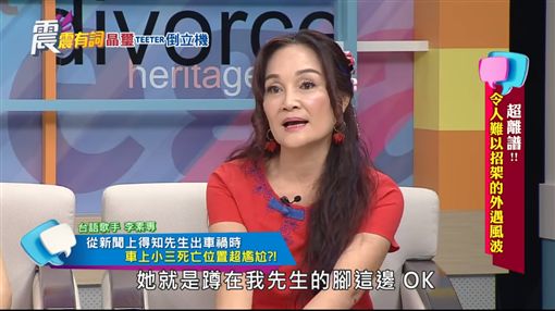 老公車禍離世！女星奔現場驚見「小三卡尪腿中間」　淚訴「沒臉見人躲1年多」：還幫扛債400萬