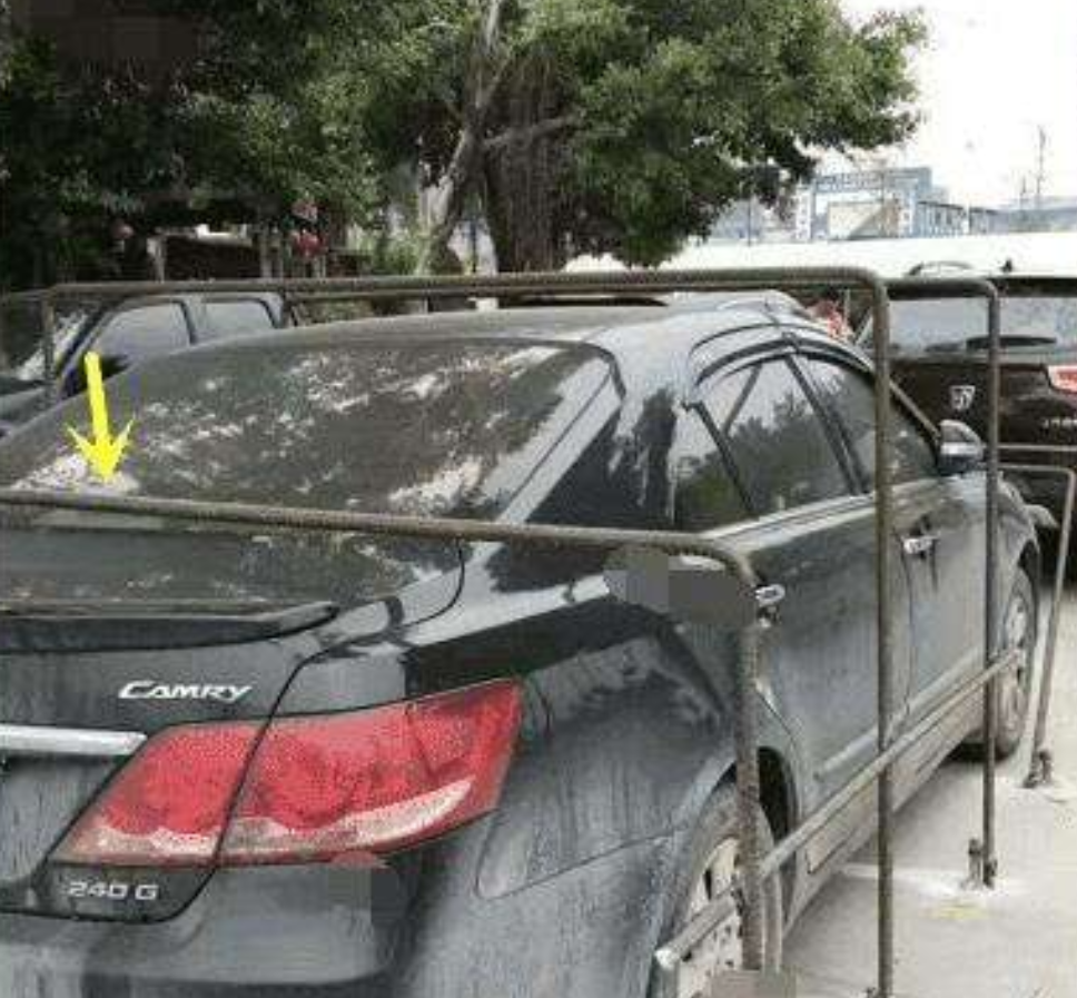 私人車位被佔！地主打20個電話「車主拒不挪車」喊話：有本事砸車　他怒建「鳥籠」：那就別出來了