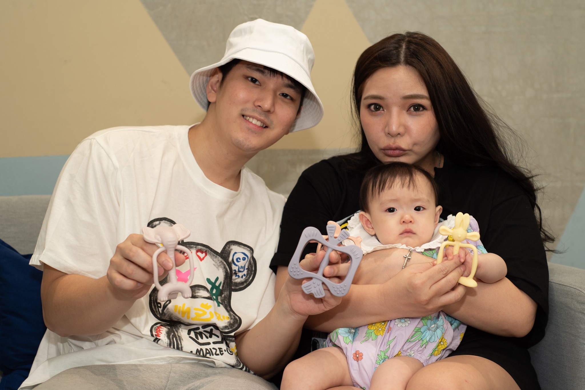 恭喜米苔目滿周歲了！小甜甜爆「女兒好會抓周」未來靠她了　想生二胎「臨時喊卡」原因超無奈