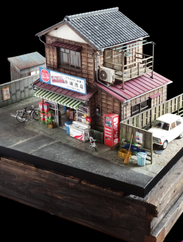 不說以為是真的！微型大師打造「80年代日本柑仔店」　走進屋內「牆上掛滿童年回憶」彷彿以前的台灣