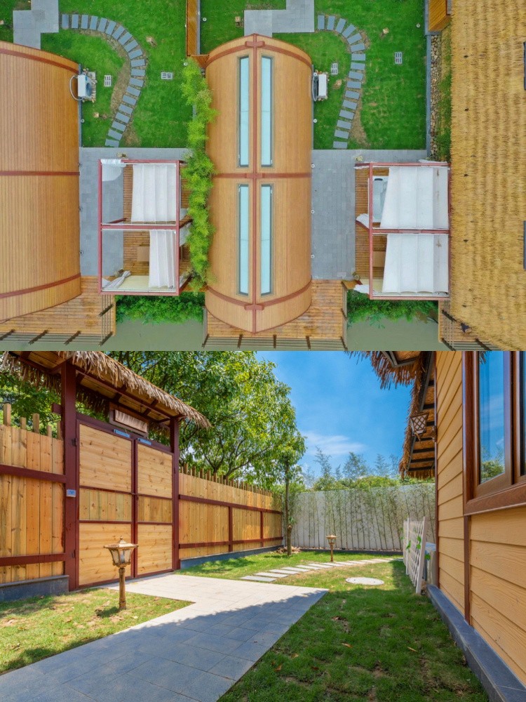 露天浴缸泡泡澡！南洋風「木造水上船屋」賞湖光水色　夜晚「抬頭賞星空夜景」屋裡裝潢舒適滿分❤️