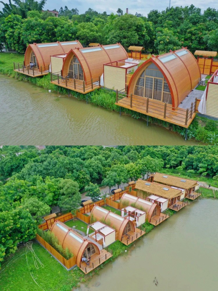 露天浴缸泡泡澡！南洋風「木造水上船屋」賞湖光水色　夜晚「抬頭賞星空夜景」屋裡裝潢舒適滿分❤️