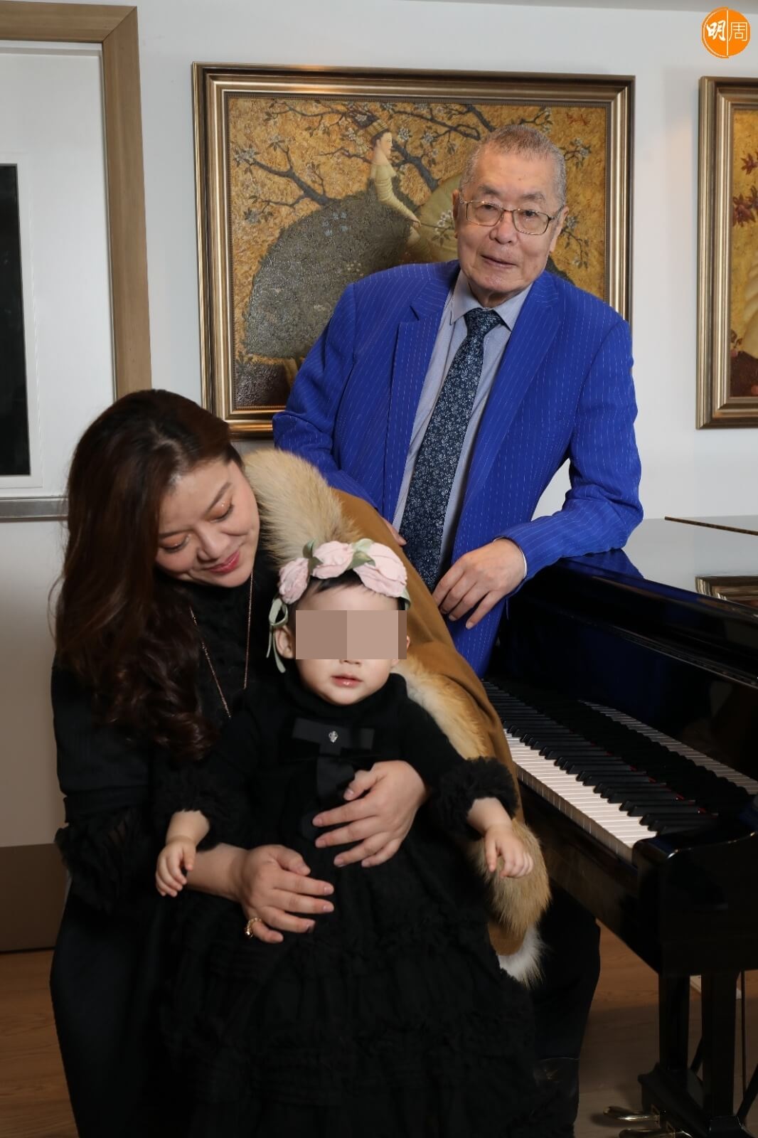 81歲再當爸！國寶級名師「替2歲女兒辦生日宴」極盡奢華　「聘三保姆貼身照顧」早備好5億教育金