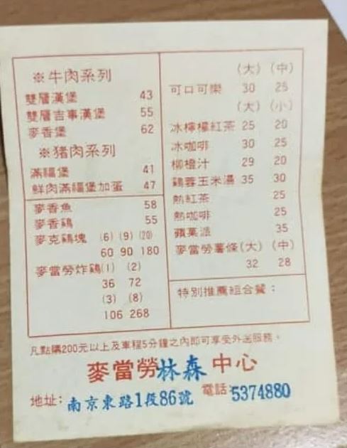 漢堡才41元！麥當勞「30年前價格曝」他嘆：回不去　遭網反酸「有錢人才吃」明明是奢侈品