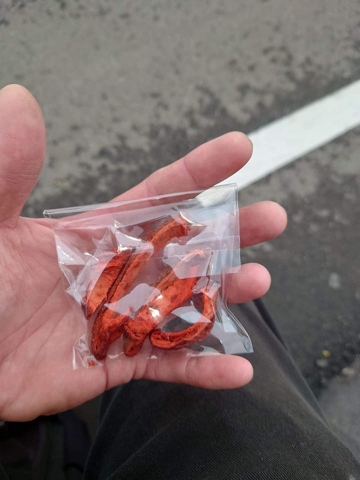 被學校禁吃！他買懷舊零嘴「像吃檳榔滿嘴紅」勾回憶　過來人興奮喊：「以前都大哥級在吃」
