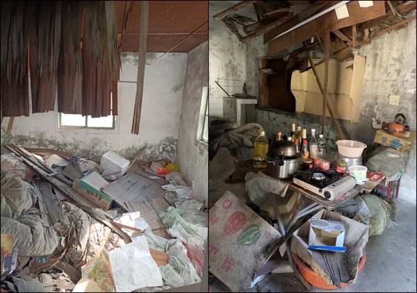 過年有家了！身障父子住破屋「沒門沒窗沒熱水」雨天冷吱吱　善心人士出手「2天動員完工」成果感動全網