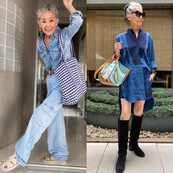 美得很高級！73歲最美奶奶「堅持不染白髮」靠穿搭驚豔6萬人　「必學四大祕訣」不扮嫩連年輕人都佩服