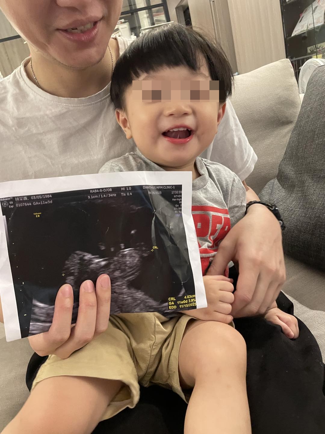 恭喜！本土劇男星「曬兒子拿超音波照」宣布愛妻懷二胎　湊成一家四口「努力當運將養家」