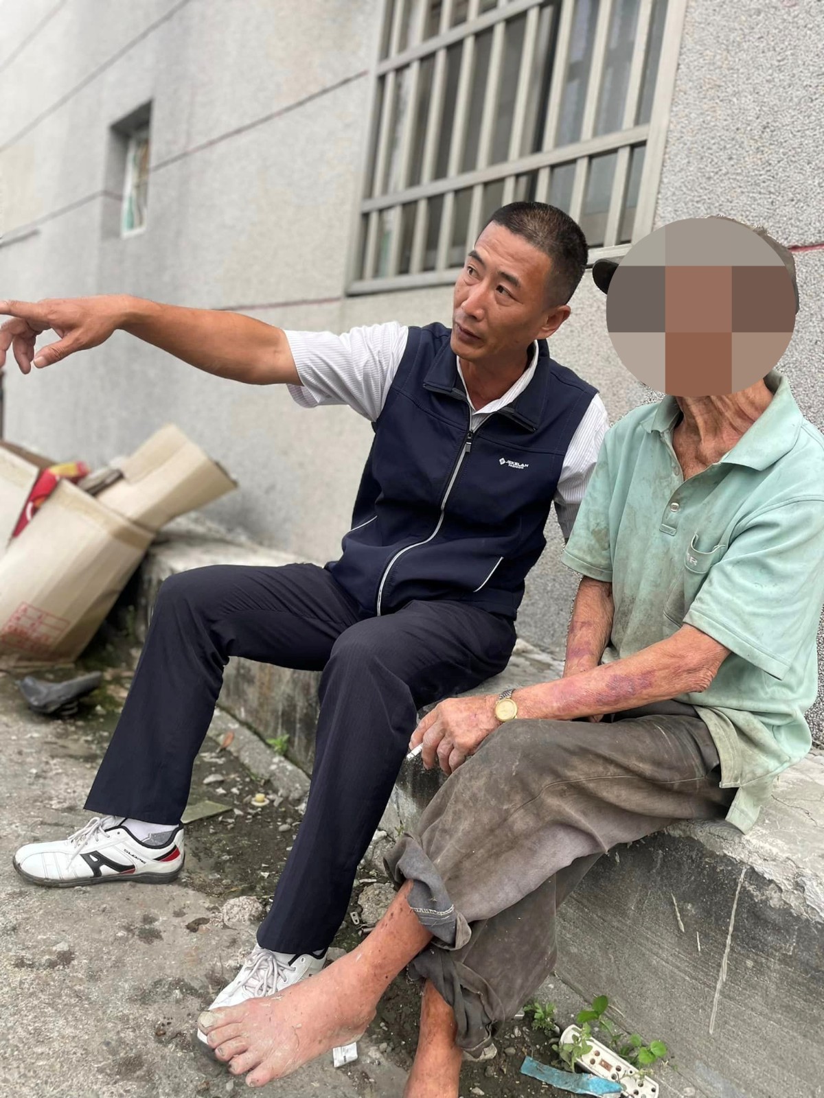雲林78歲老父拾荒養智障兒 生活艱難盼外界伸援手
