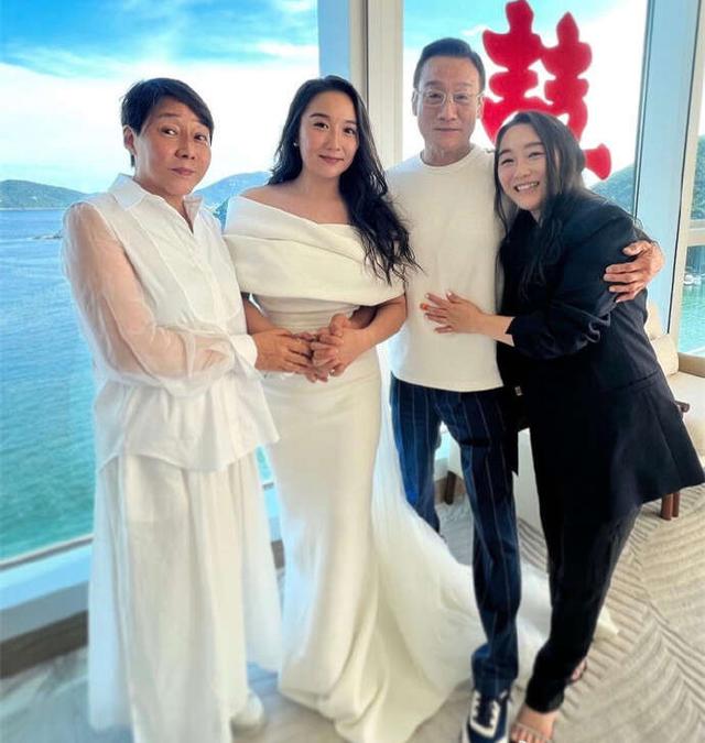 梁家輝全家福曝光！妻子氣質好雙胞胎女兒甜美，新女婿撞臉孫楊