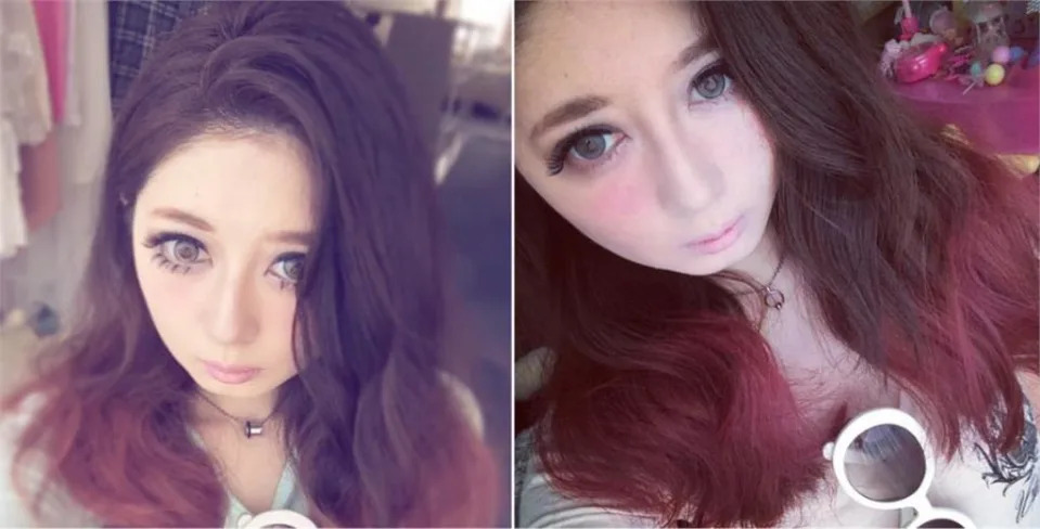 愛上黑辣妹妝容！人妻出門「把整張臉塗黑」濃妝豔抹　卸妝後「露出仙女真面目」網直嘆太可惜