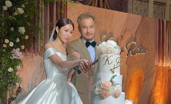 遲了1年的婚禮！KID強忍淚水「從岳父手中接過愛妻」　吳宗憲「給出天價大紅包」女兒傻眼：不能講啦