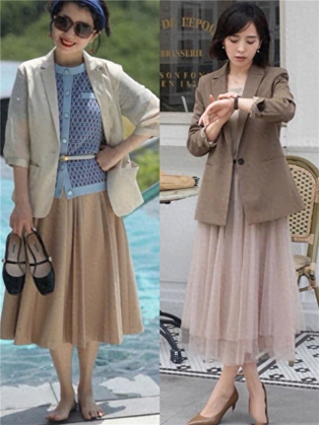 女人40歲後！秋冬外套最好「穿短不穿長」　這「3款短外套」搭配裙子、褲子都好看