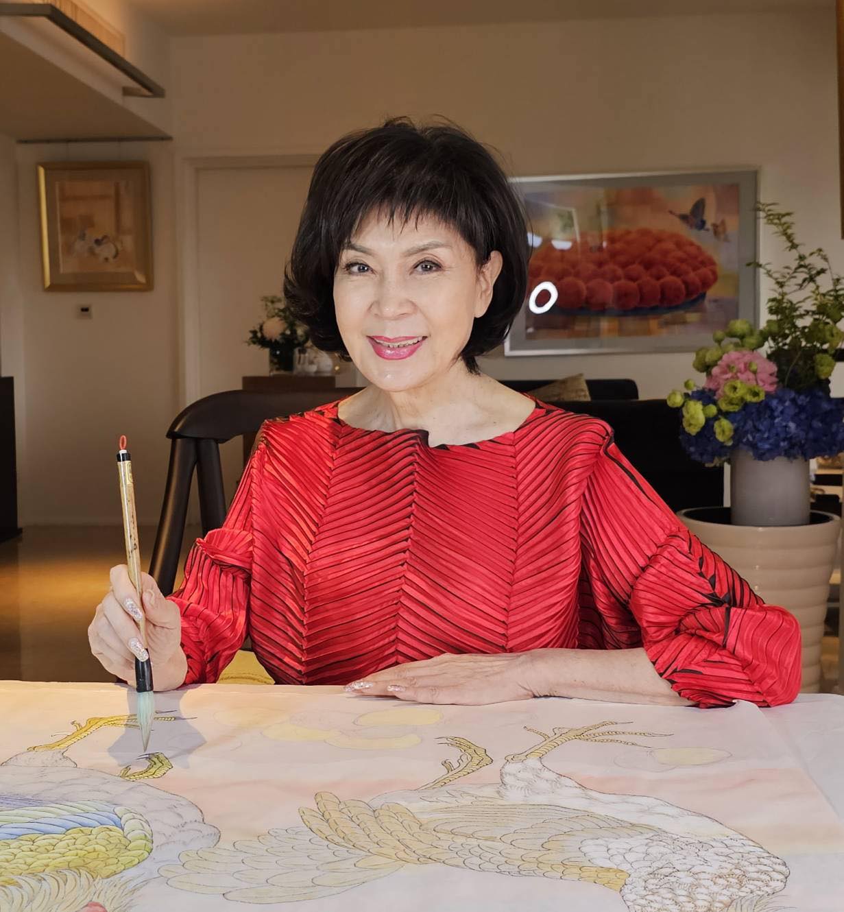 富尪病逝5年！白嘉莉遭問「是否有第二春」害羞回應　坦言近日有喜「樂意公開被祝福」