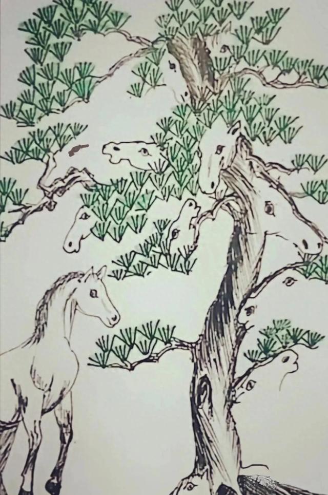 考驗眼力！你能在這張圖中「找到幾張馬臉」？　測試你「蛇年會迎來什麼好運」