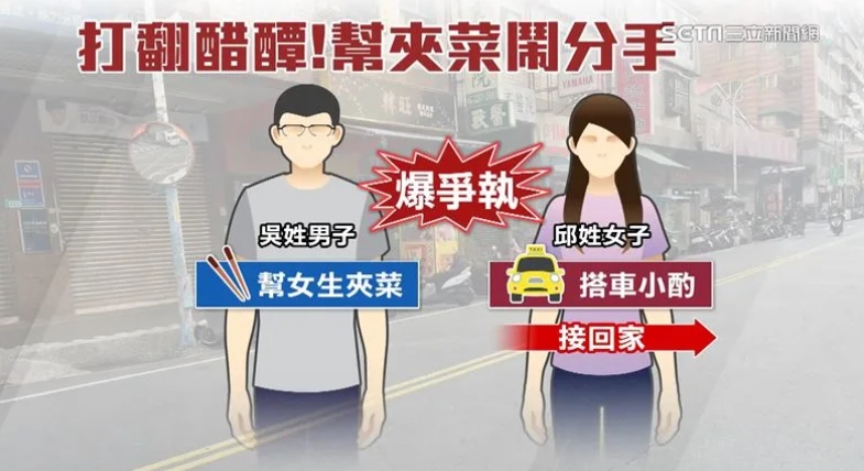 跟朋友聚餐！她崩潰罵男友「為什麼幫女生夾菜」　最後結果超慘「代價1萬8000」