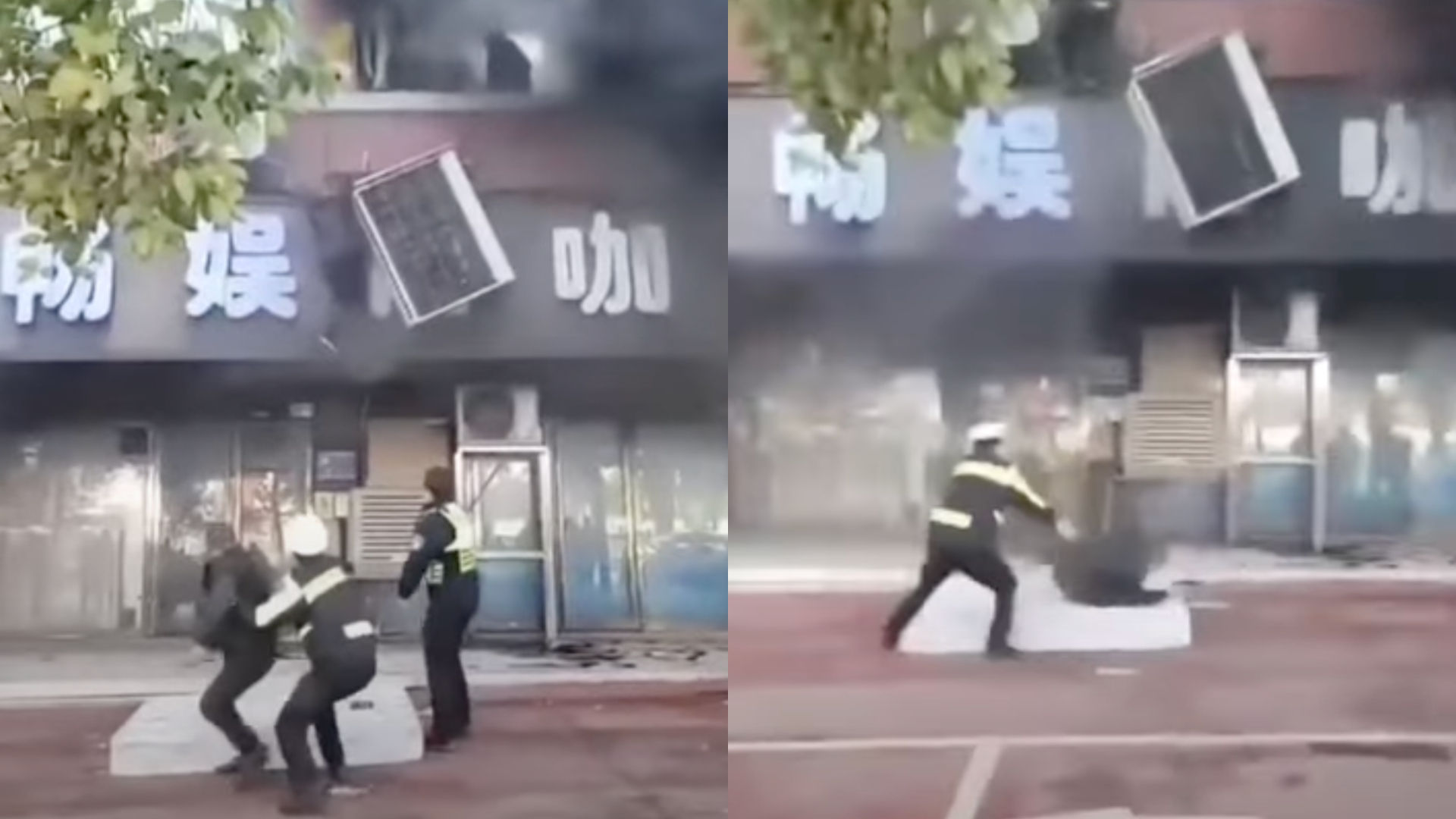 商店街爆火警！補習班「39人命喪火窟」濃煙竄天際　為活命爬窗「現場畫面曝光」