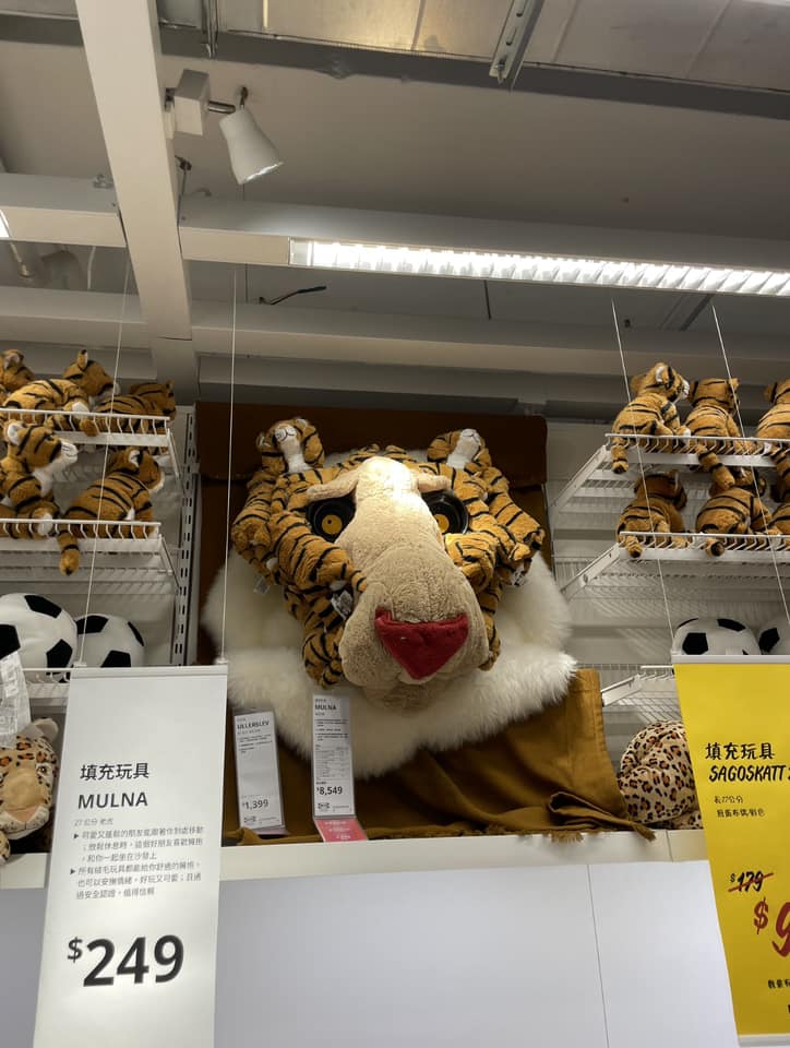 飛龍在天！他逛IKEA抬頭「驚見金黃色巨龍」超應景　靠近仔細一看笑翻「這員工該加薪啦」