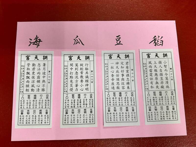 屢屢神準預言！代天府國運籤出爐「不須作福不須求」　白沙屯媽祖「連抽19次才賜籤」