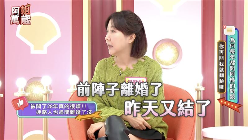 結婚28年！余皓然突脫口「前陣子離婚了」　「無奈親吐夫妻現況」認了已轉念