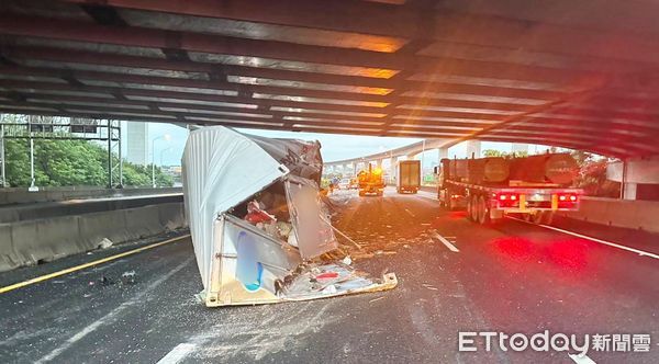 國道奪命車禍！新竹物流「無頭貨櫃追撞」司機重傷亡　肇事運將「落跑1天抓到了」
