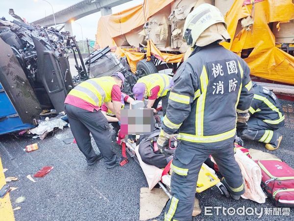國道奪命車禍！新竹物流「無頭貨櫃追撞」司機重傷亡　肇事運將「落跑1天抓到了」