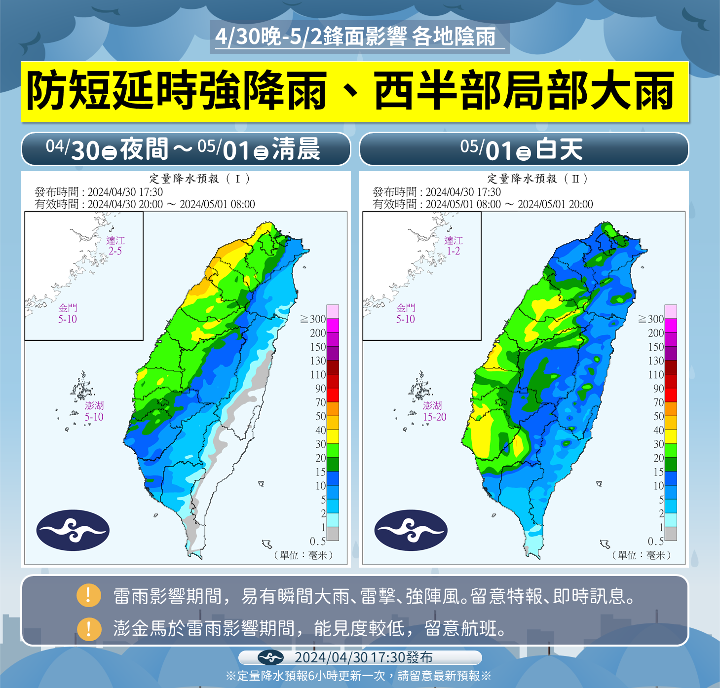 快訊／5縣市大雨特報！山區「慎防坍方、土石流」今日雨勢猛　「高溫崩跌10度」週末天氣曝光