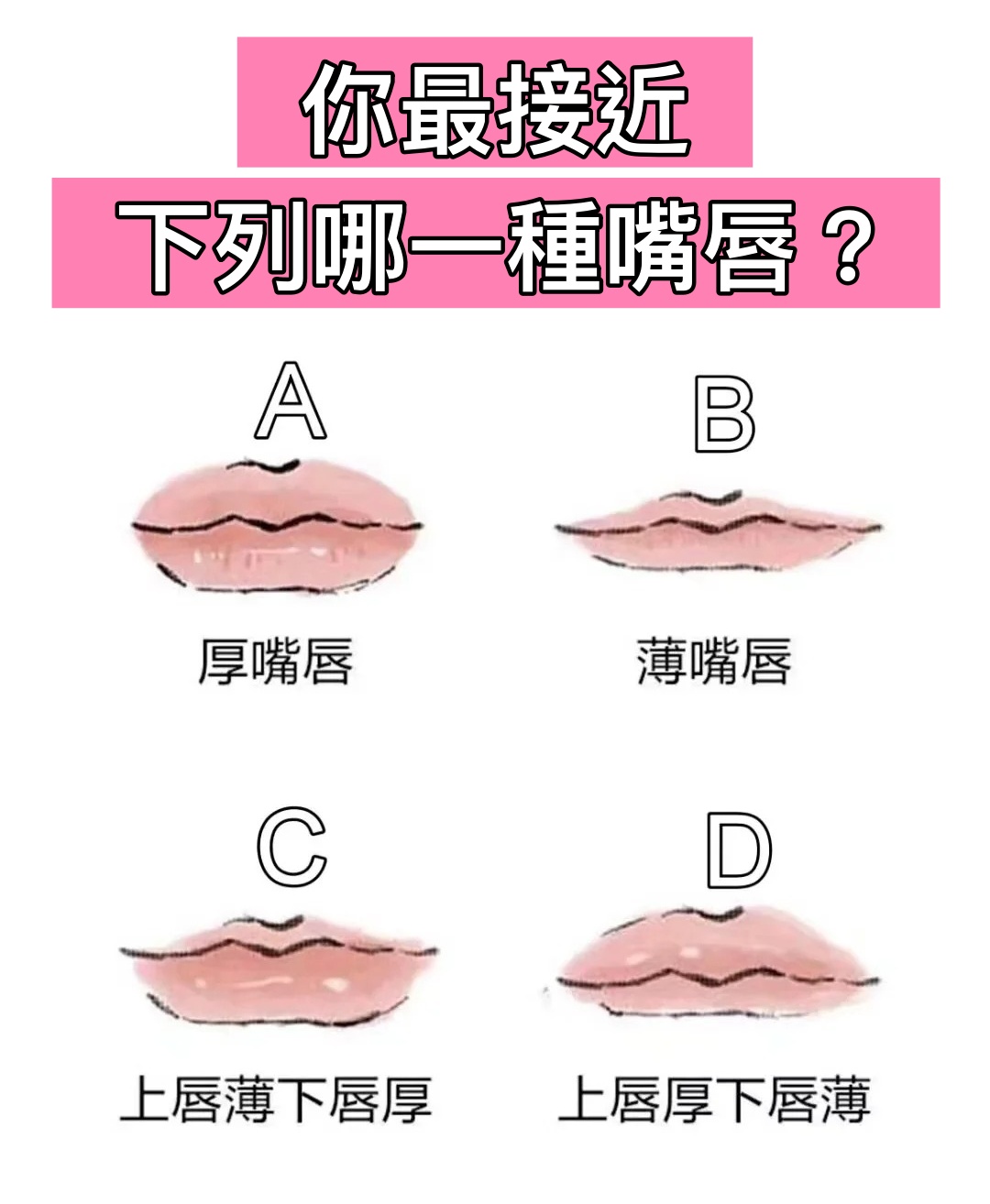 【唇形命運大揭密】你的嘴唇形狀藏著什麼天機？快來看看你是「享福命」還是「實力派」！