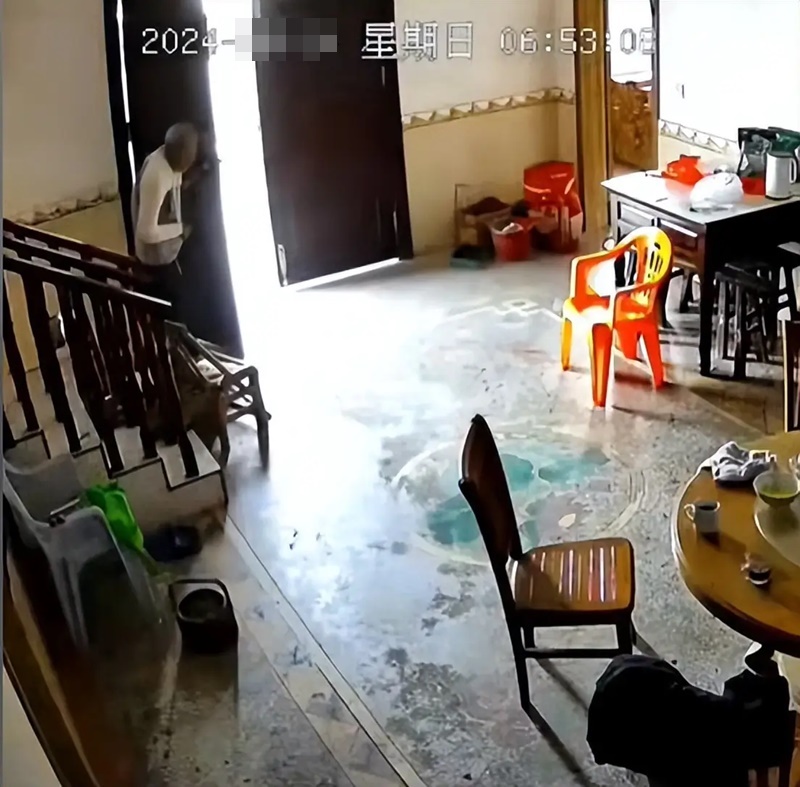 九旬翁晨光中安詳離世 家人監視器見最後身影淚崩