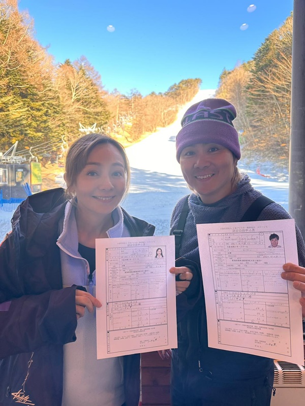 季芹王仁甫結褵19年解鎖新成就！滑雪教練證背後藏溫馨師生情