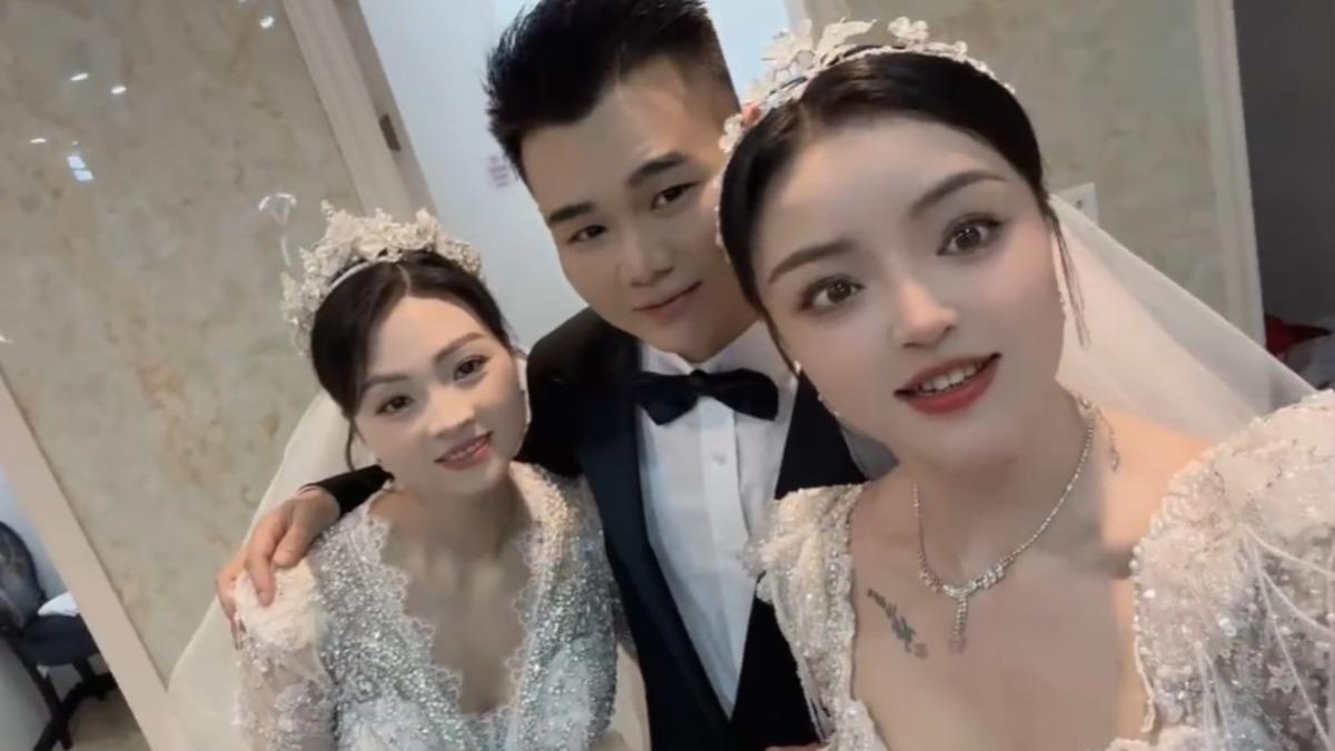 驚世駭俗！新郎與前妻、現任未婚妻三人婚紗照曝光 網友直呼「毀三觀」