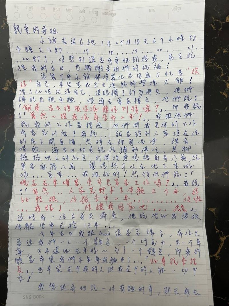 在獄中慶生！大咖手寫信「曝2年牢獄生活」　悲慘求救「身體出事」：要燒焦了