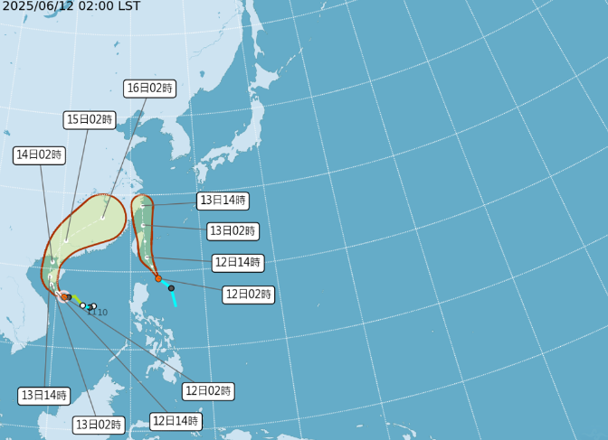 熱帶低壓「恐今晚觸陸」！劇烈雨勢狂炸3天「2地區下到發紅」