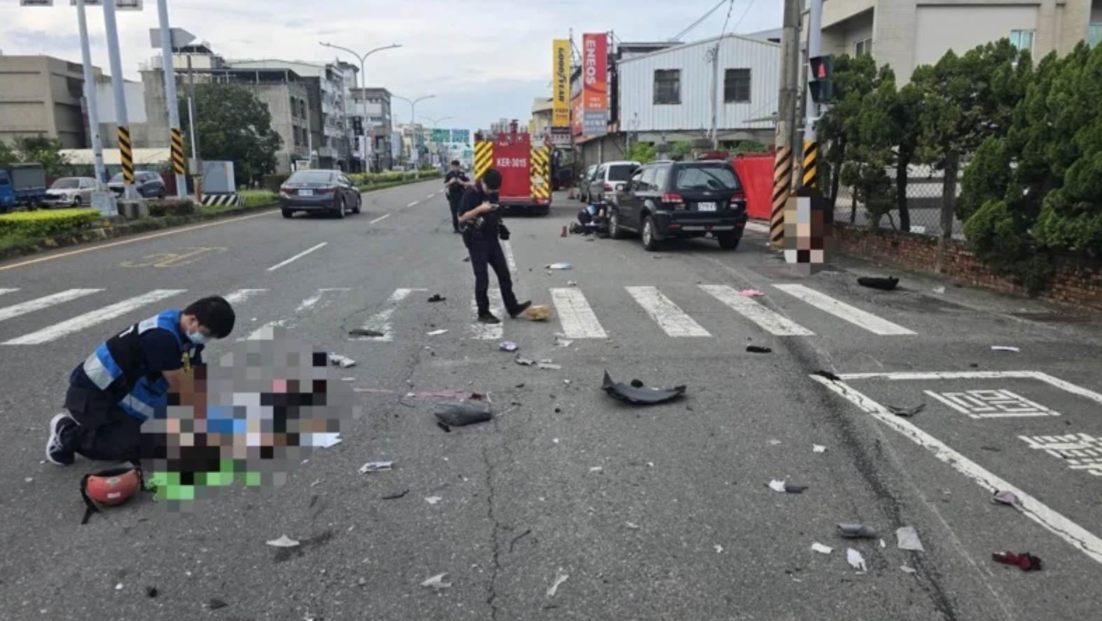 快訊／台南爆發重大車禍！母女倆騎車遭撞飛「倒地雙亡」